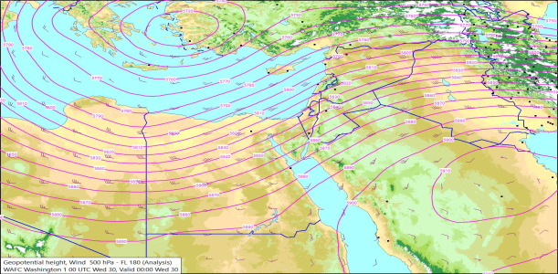 500hPa 00Z 30/09/2026 11:25